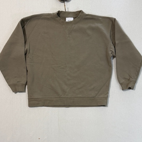 Reformation Olive Green Sweatshirt and Pants Set - Picture 2 of 12